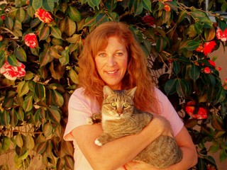Dr. Valerie Cardeiro holding a cat